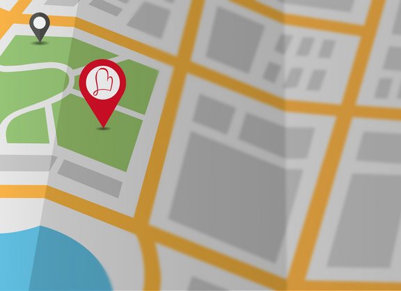 Karte mit Küchenspezialisten Pin Küchenstudio Haren